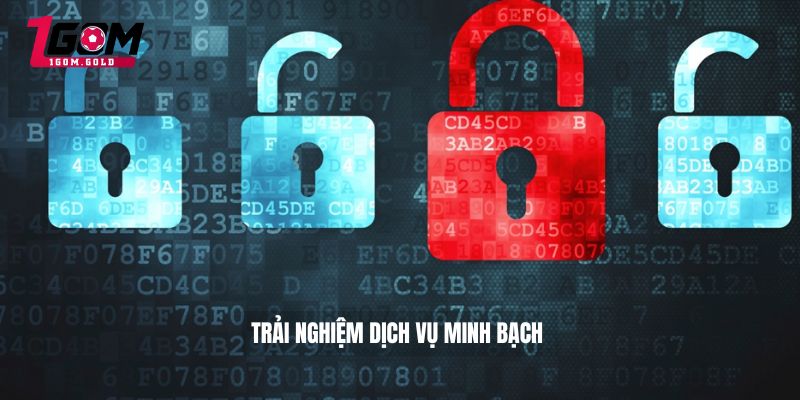 Quyền riêng tư 1GOM 4 Trải nghiệm dịch vụ minh bạch